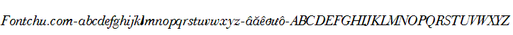 Demo font Unicode-font UVNBachDang_I
