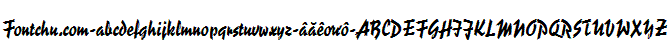 Demo font Unicode-font UVNButLong2