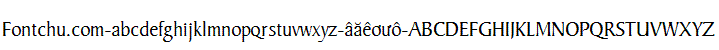 Demo font Unicode-font UVNCHUKY
