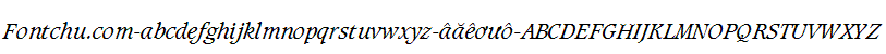 Demo font Unicode-font UVNCatBien_I
