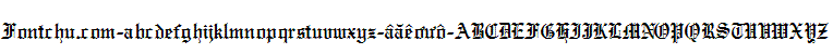 Demo font Unicode-font UVNCoDien_R
