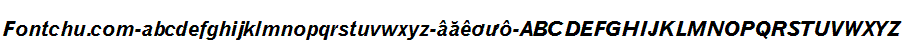 Demo font Unicode-font UVNGioMay_BI