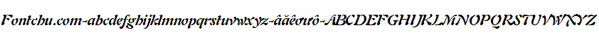 Demo font Unicode-font UVNMangCau_BI