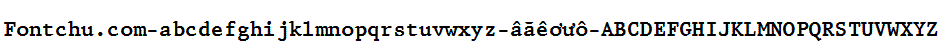 Demo font Unicode-font UVNMayChuP_B