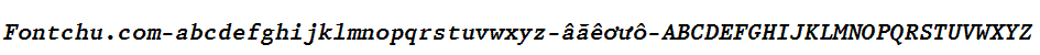 Demo font Unicode-font UVNMayChuP_BI