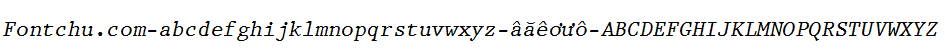 Demo font Unicode-font UVNMayChuP_I
