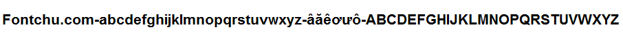 Demo font Unicode-font arialbd
