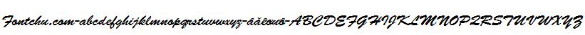 Demo font Unicode-font brushsbi