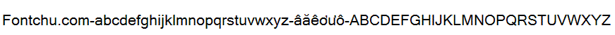 Demo font Unicode-font microsslv