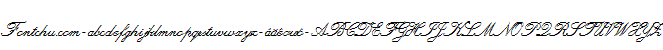 Demo font Unicode-font scripti