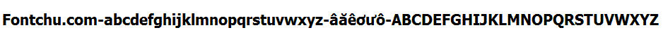 Demo font Unicode-font tahomabd