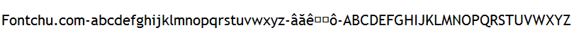 Demo font Unicode-font trebuc