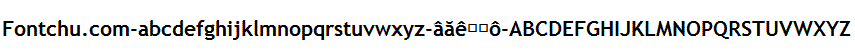Demo font Unicode-font trebucbd