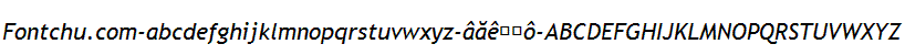 Demo font Unicode-font trebucit