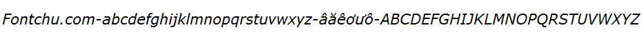 Demo font Unicode-font verdanai