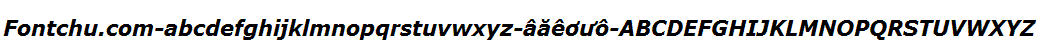 Demo font Unicode-font verdanaz