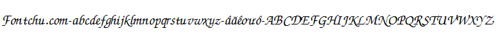 Demo font Unicode-font zapfchmi