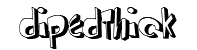 dipedthick font