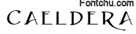 caeldera font