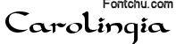 carolingia font