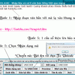 Hướng dẫn nhận dạng mã font và chuyển mã online
