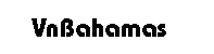 bahamas abc font