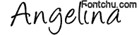 angelina font