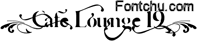 Cafe Lounge 19 font