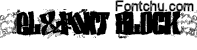 el&font BLOCK font