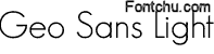 Geo Sans Light font
