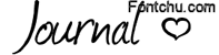 Journal font