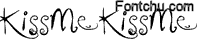 KissMeKissMeKissMe font