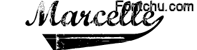 Marcelle font