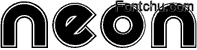 Neon font