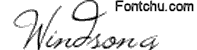 Windsong font