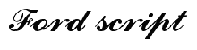 fontscript font