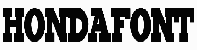honda font