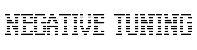 negativetuning font