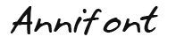 annifont font
