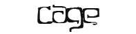 cage font