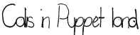calisinpuppetland font