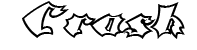 crash font