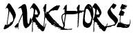 darkhorse font