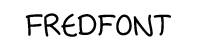 fredfont font