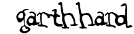 garthhard font