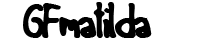 gfmatilda font