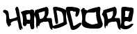 hardcore font