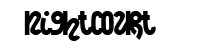 NIGHTCOU font
