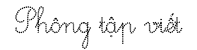 font tập viết không ly - font tap viet khong ly