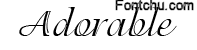adorable font